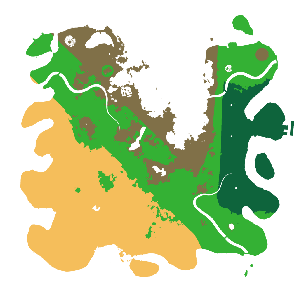 Biome Rust Map: Procedural Map, Size: 4050, Seed: 900089745