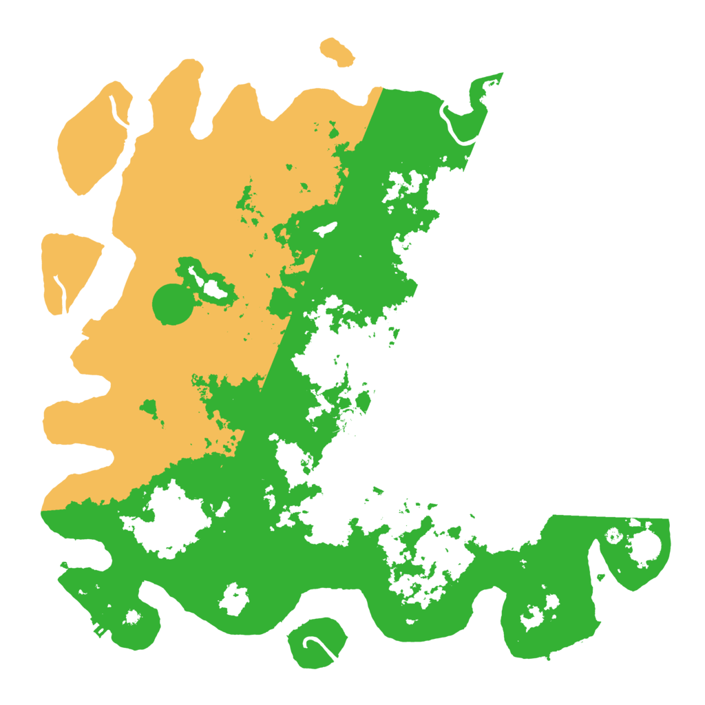 Biome Rust Map: Procedural Map, Size: 4500, Seed: 1220417