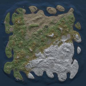 Thumbnail Rust Map: Procedural Map, Size: 4750, Seed: 946643290, 19 Monuments