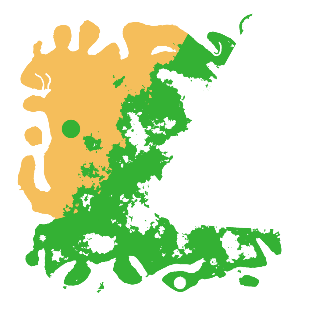 Biome Rust Map: Procedural Map, Size: 4500, Seed: 16851212