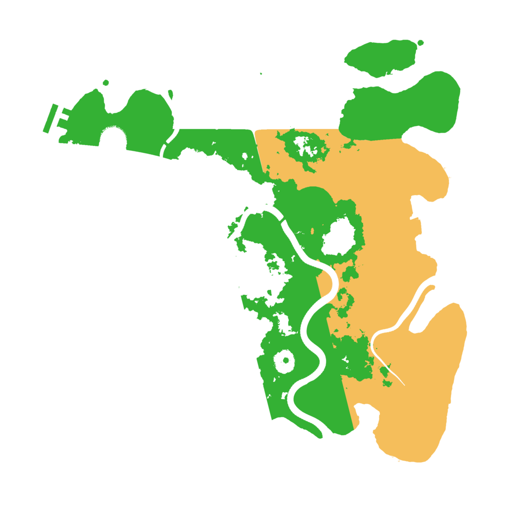 Biome Rust Map: Procedural Map, Size: 3500, Seed: 1545384900