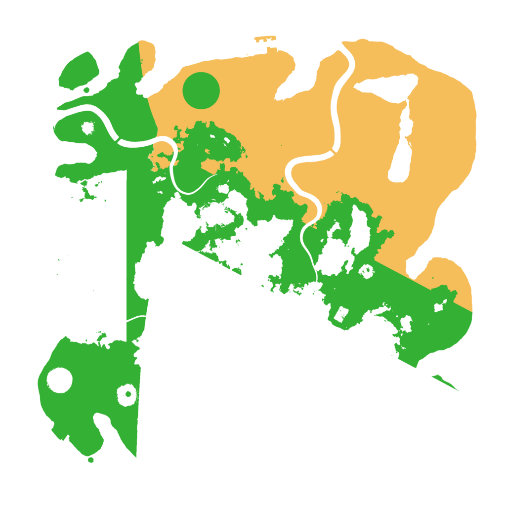 Biome Rust Map: Procedural Map, Size: 3600, Seed: 63178032