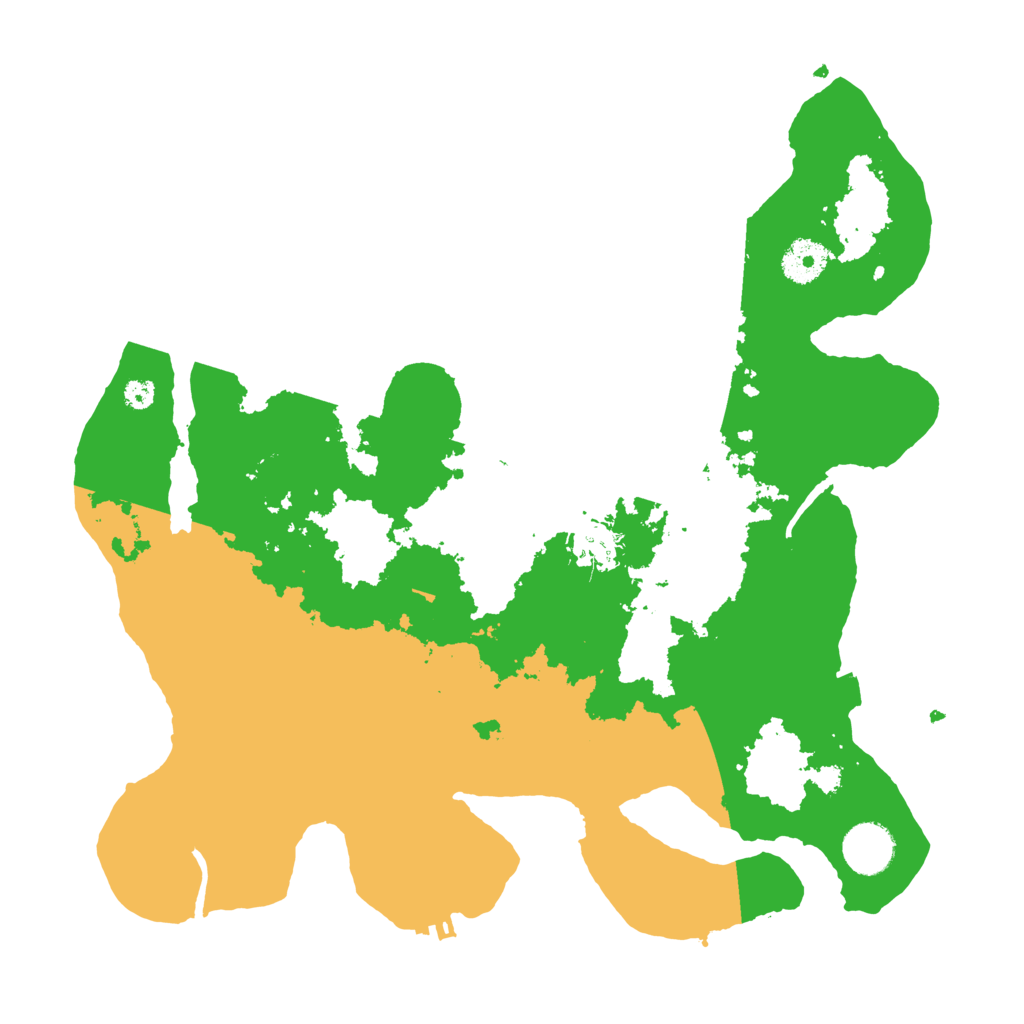 Biome Rust Map: Procedural Map, Size: 3500, Seed: 417168483