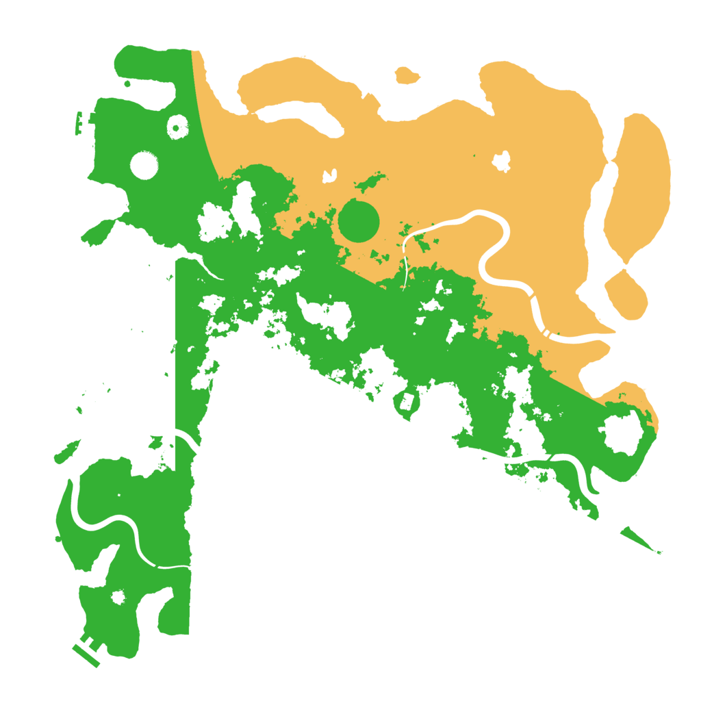 Biome Rust Map: Procedural Map, Size: 4500, Seed: 1910256176