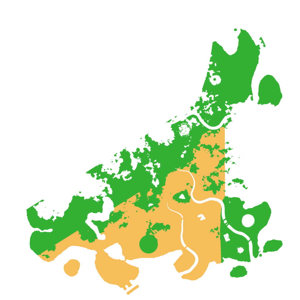 Biome Rust Map: Procedural Map, Size: 4300, Seed: 1639694099