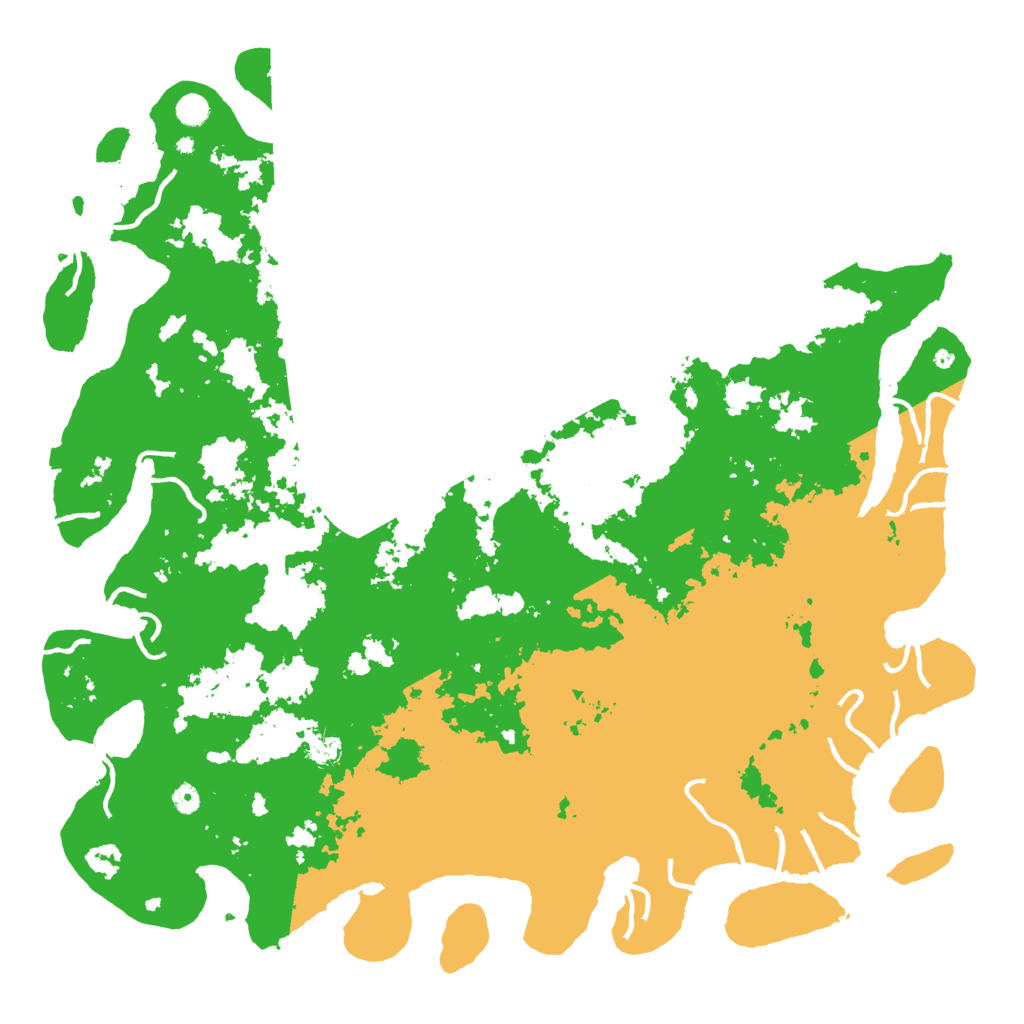 Biome Rust Map: Procedural Map, Size: 5500, Seed: 2131216637