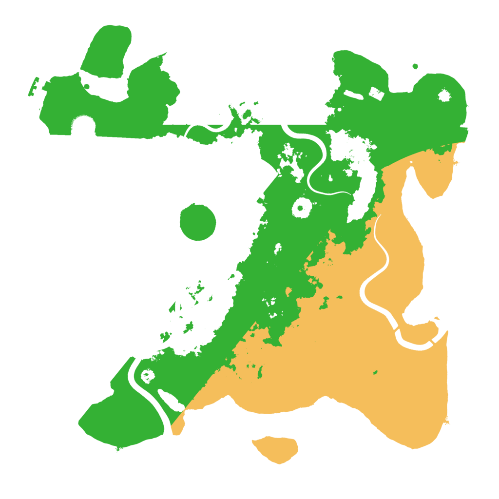 Biome Rust Map: Procedural Map, Size: 3700, Seed: 1948634670