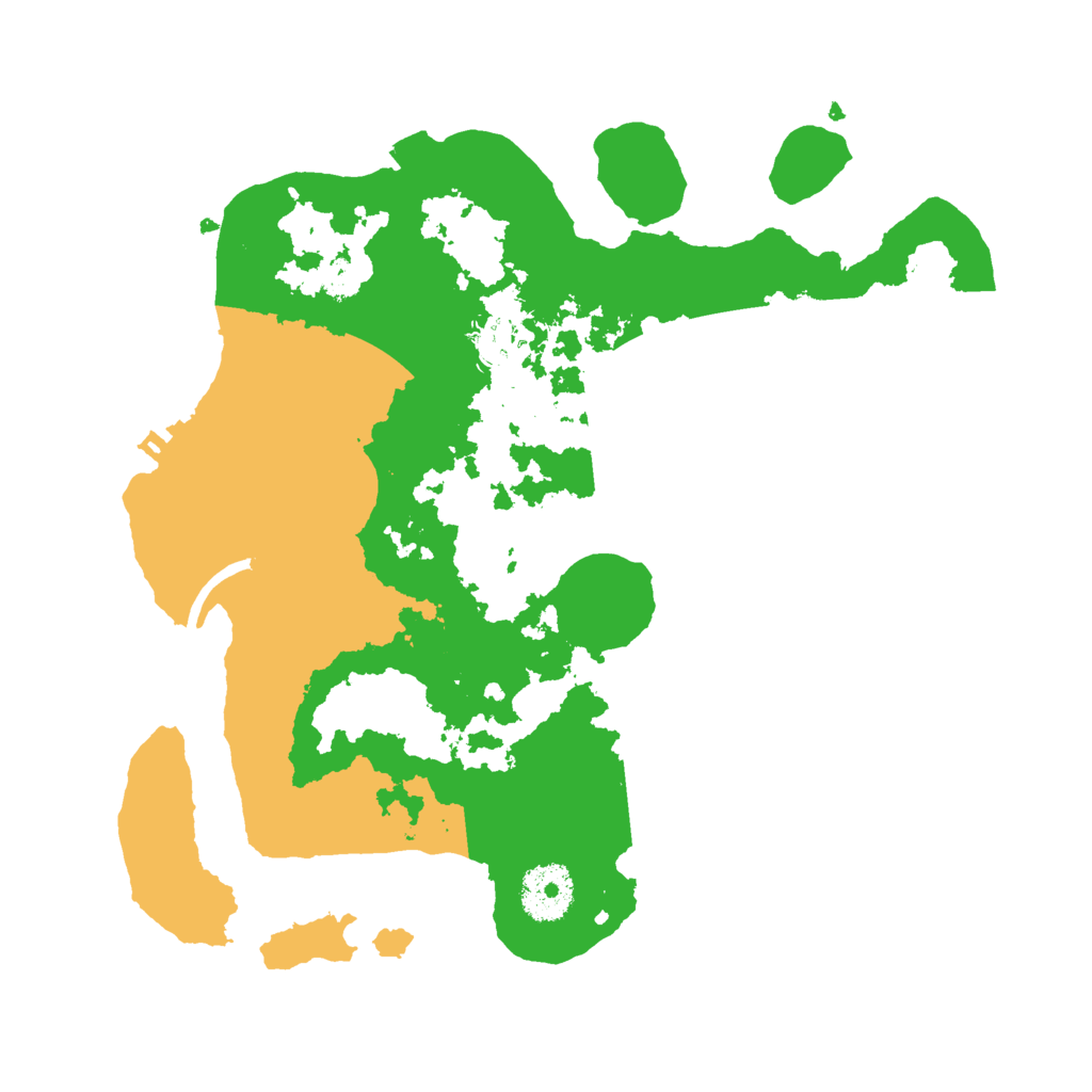 Biome Rust Map: Procedural Map, Size: 3000, Seed: 379913271