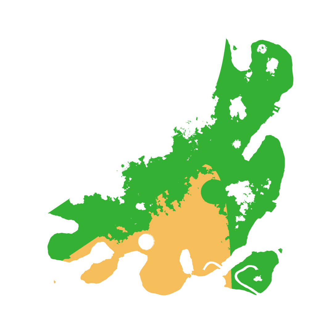 Biome Rust Map: Procedural Map, Size: 3500, Seed: 2854845