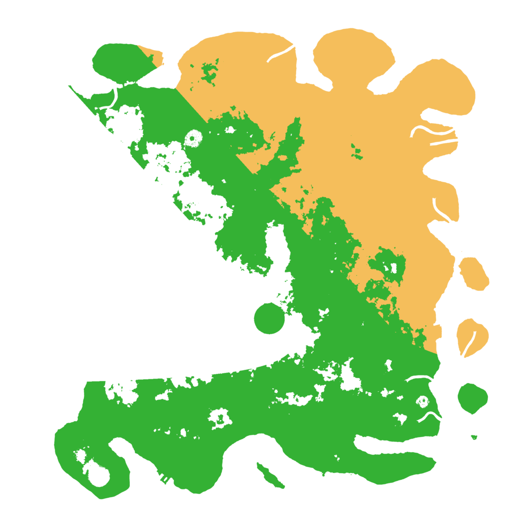 Biome Rust Map: Procedural Map, Size: 4500, Seed: 754821