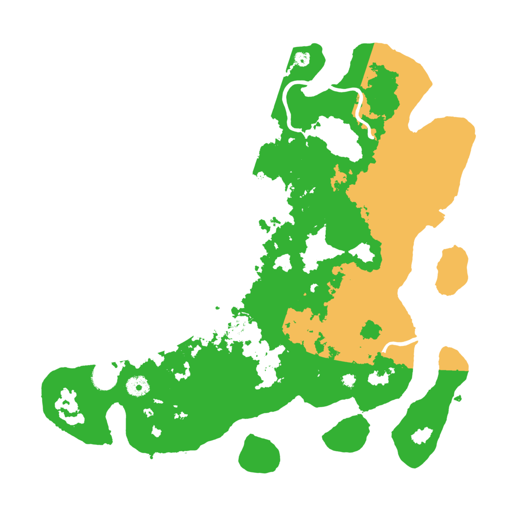 Biome Rust Map: Procedural Map, Size: 3500, Seed: 393219148