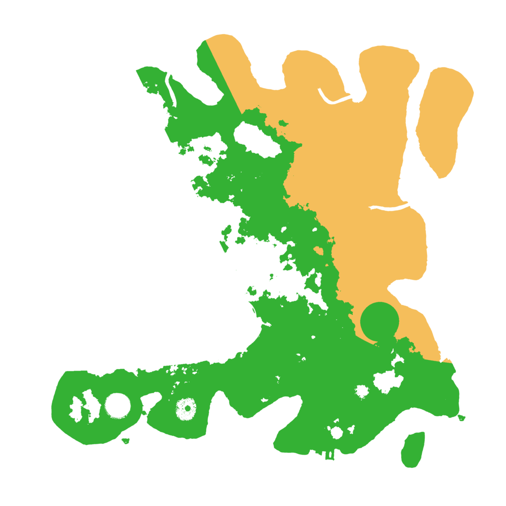 Biome Rust Map: Procedural Map, Size: 3500, Seed: 2125342972