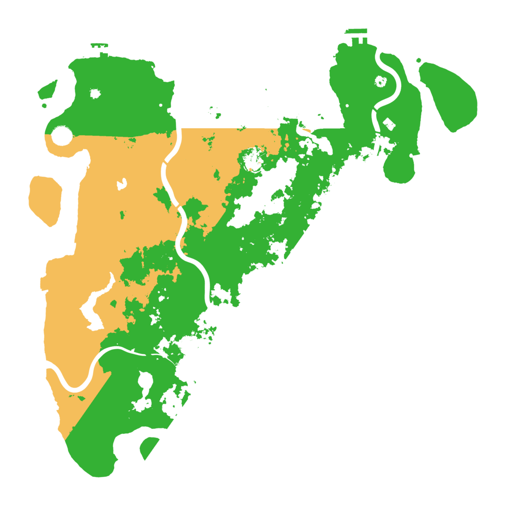 Biome Rust Map: Procedural Map, Size: 4500, Seed: 29863083