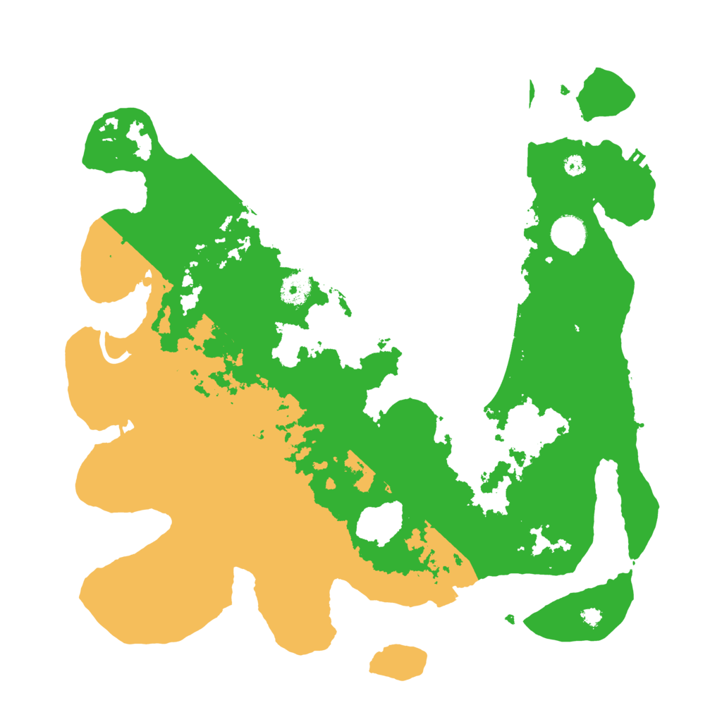 Biome Rust Map: Procedural Map, Size: 3600, Seed: 44671751