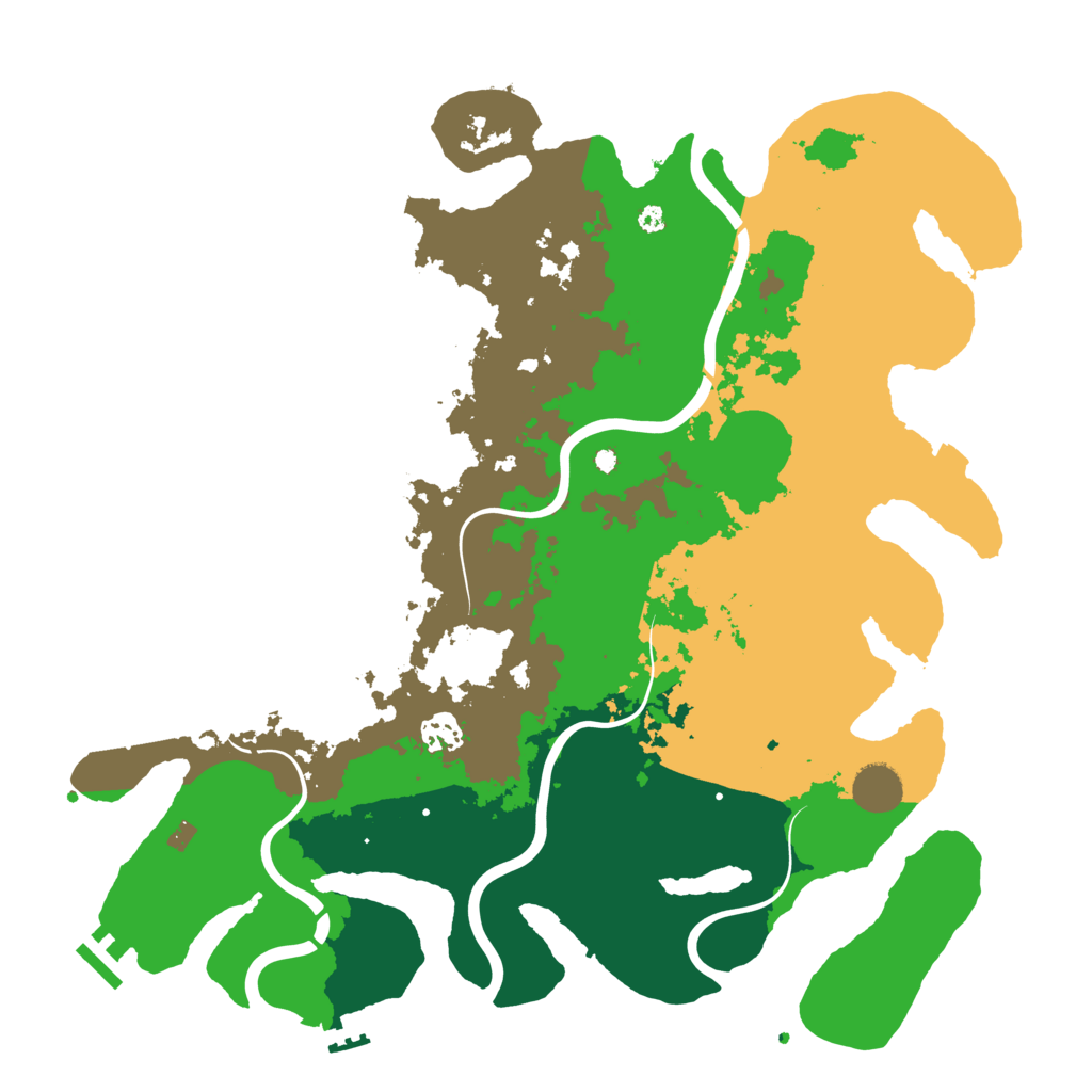 Biome Rust Map: Procedural Map, Size: 3950, Seed: 1422474747