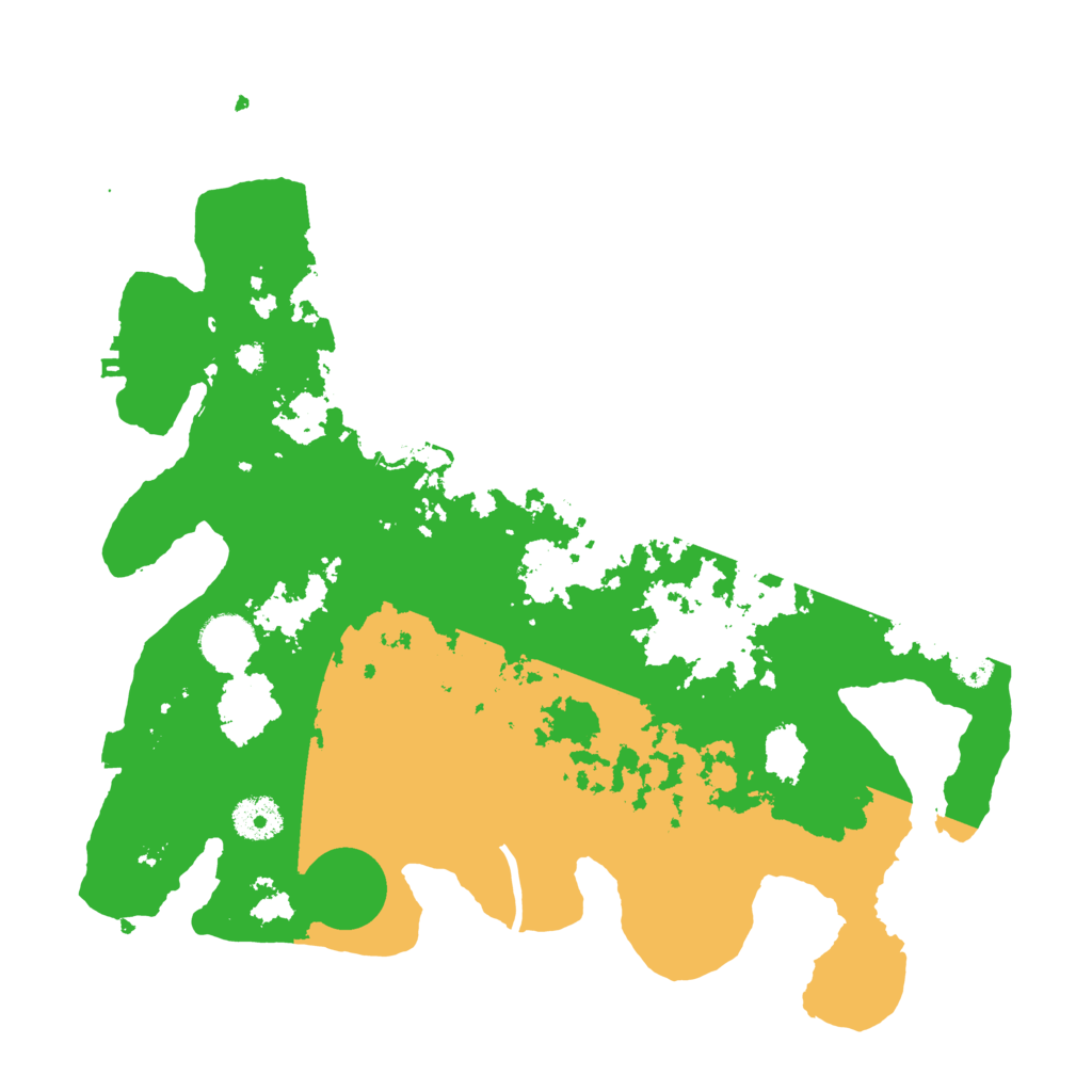 Biome Rust Map: Procedural Map, Size: 3500, Seed: 953932172