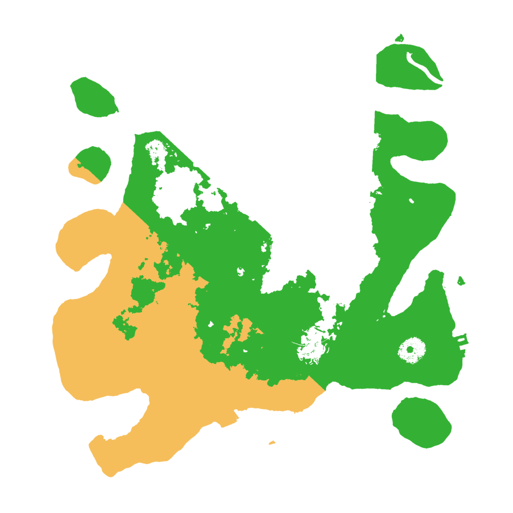 Biome Rust Map: Procedural Map, Size: 3000, Seed: 10010