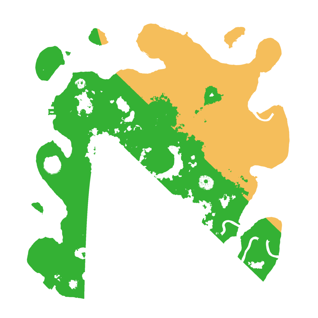 Biome Rust Map: Procedural Map, Size: 3250, Seed: 1307950057