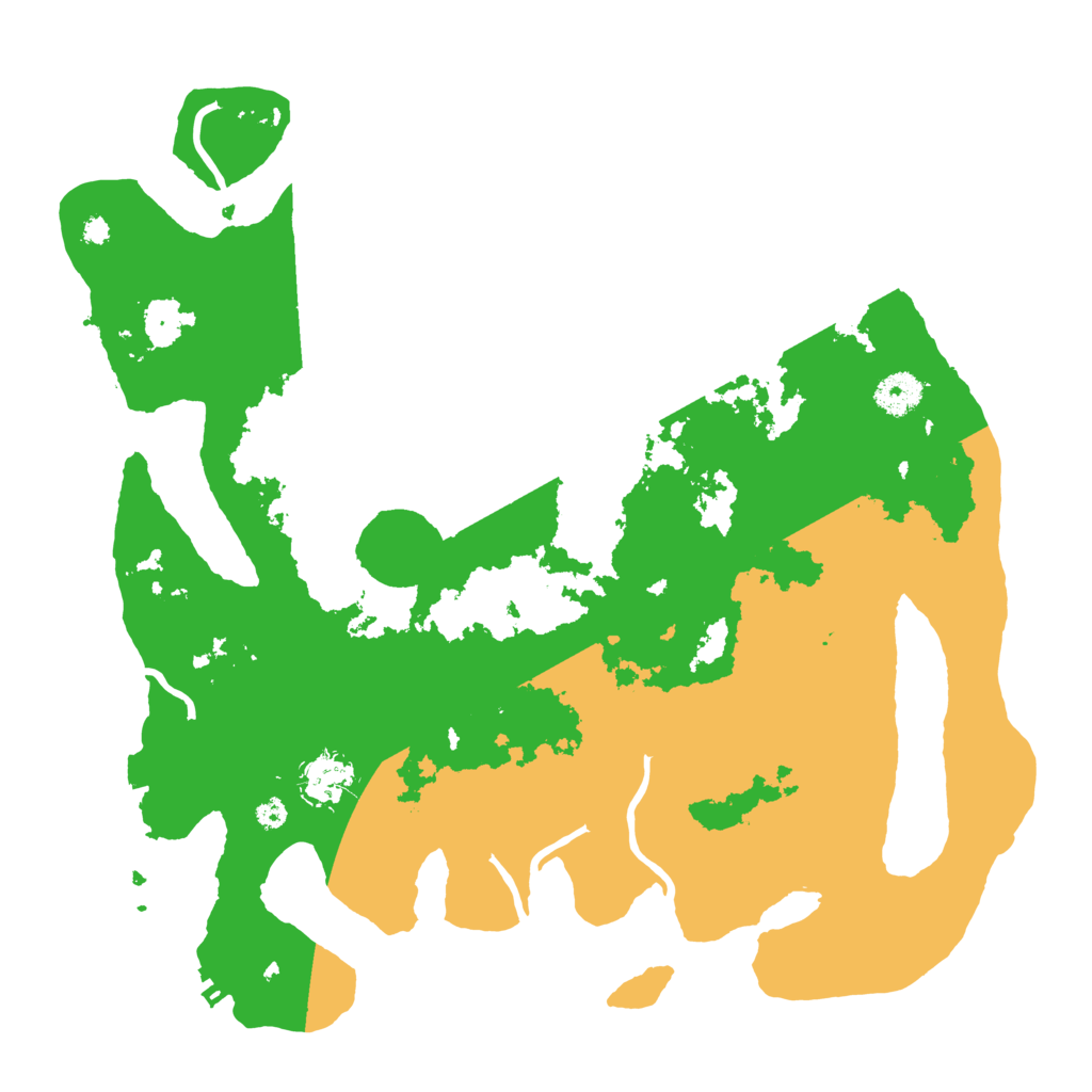 Biome Rust Map: Procedural Map, Size: 3700, Seed: 577308026
