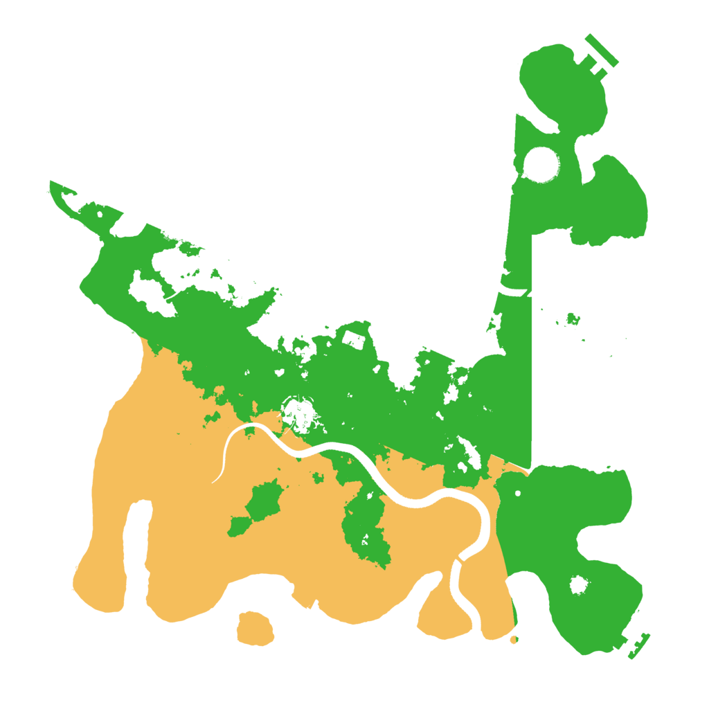 Biome Rust Map: Procedural Map, Size: 3500, Seed: 1460568972