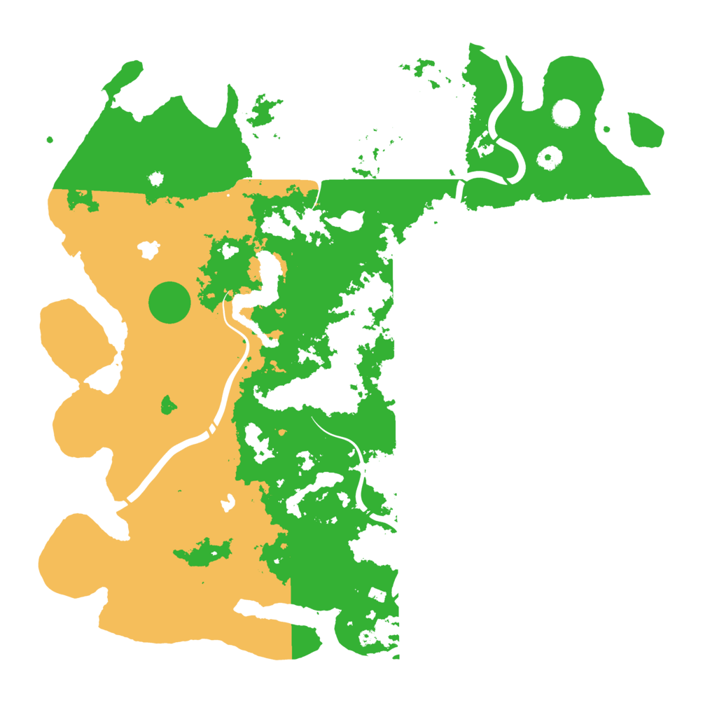 Biome Rust Map: Procedural Map, Size: 4500, Seed: 2147137833