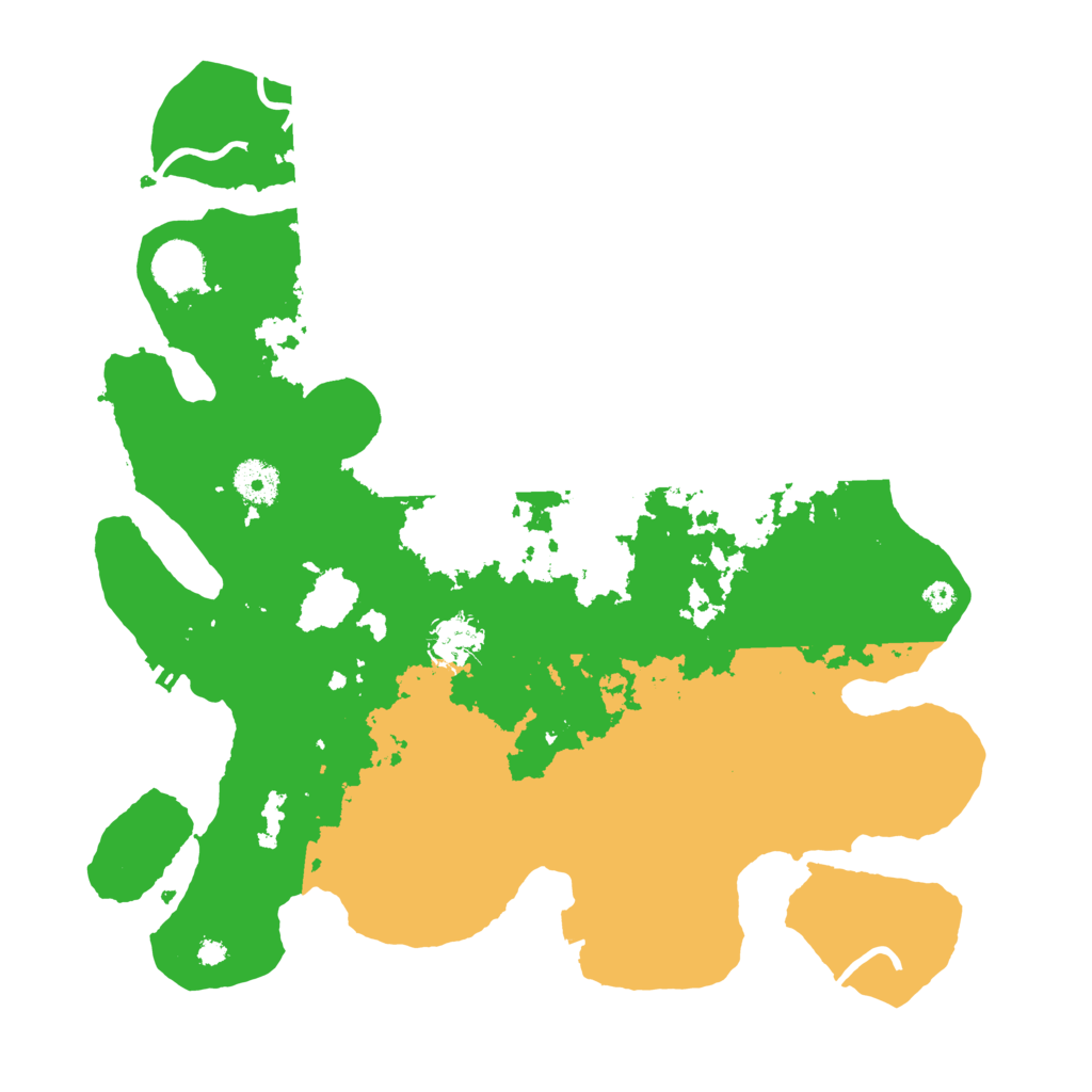 Biome Rust Map: Procedural Map, Size: 3700, Seed: 939965608