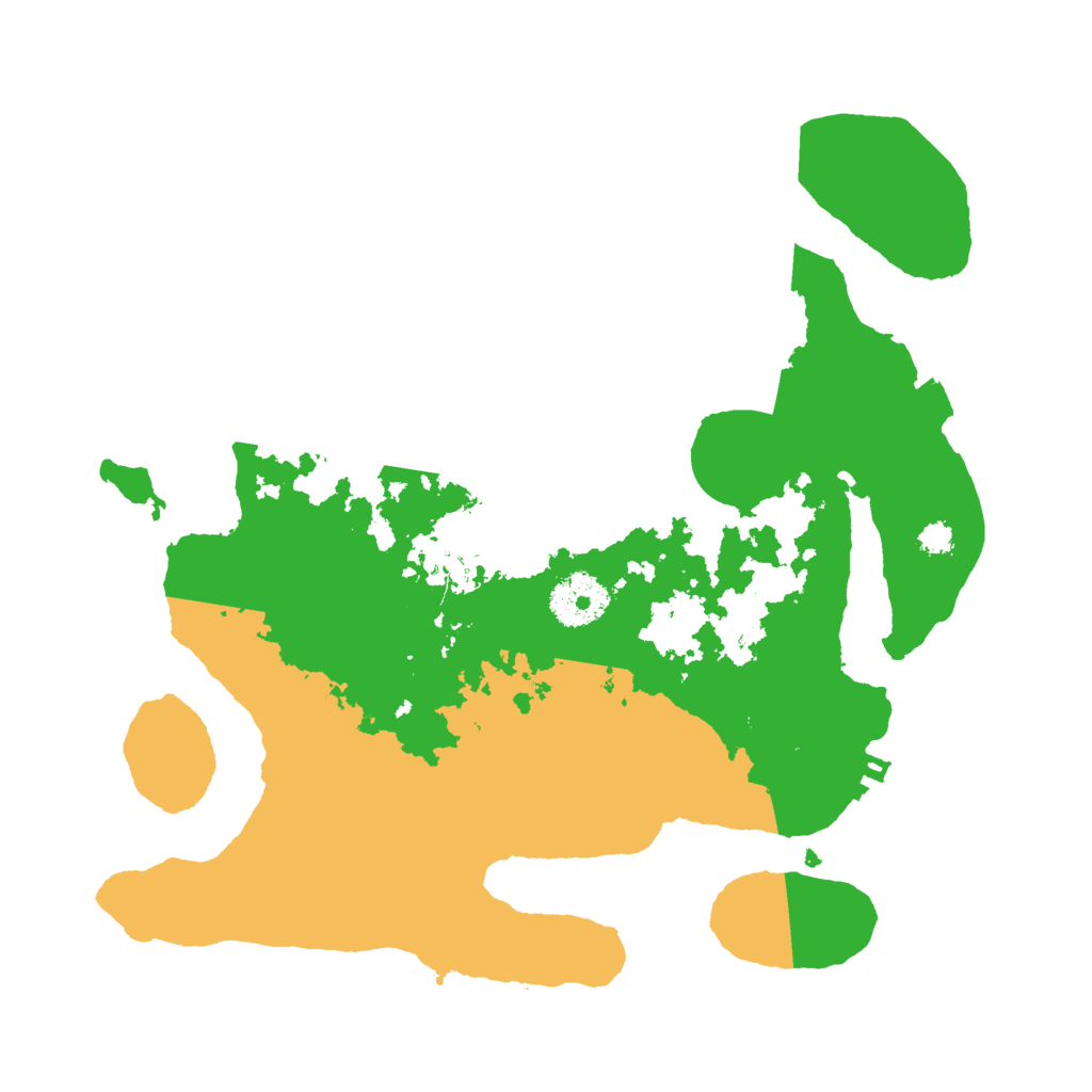 Biome Rust Map: Procedural Map, Size: 3000, Seed: 12005