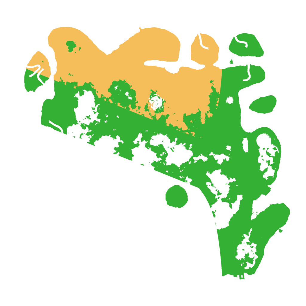 Biome Rust Map: Procedural Map, Size: 3800, Seed: 11197224