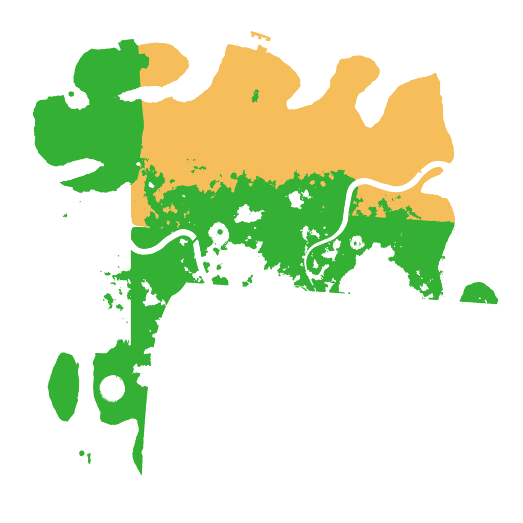 Biome Rust Map: Procedural Map, Size: 3800, Seed: 6872