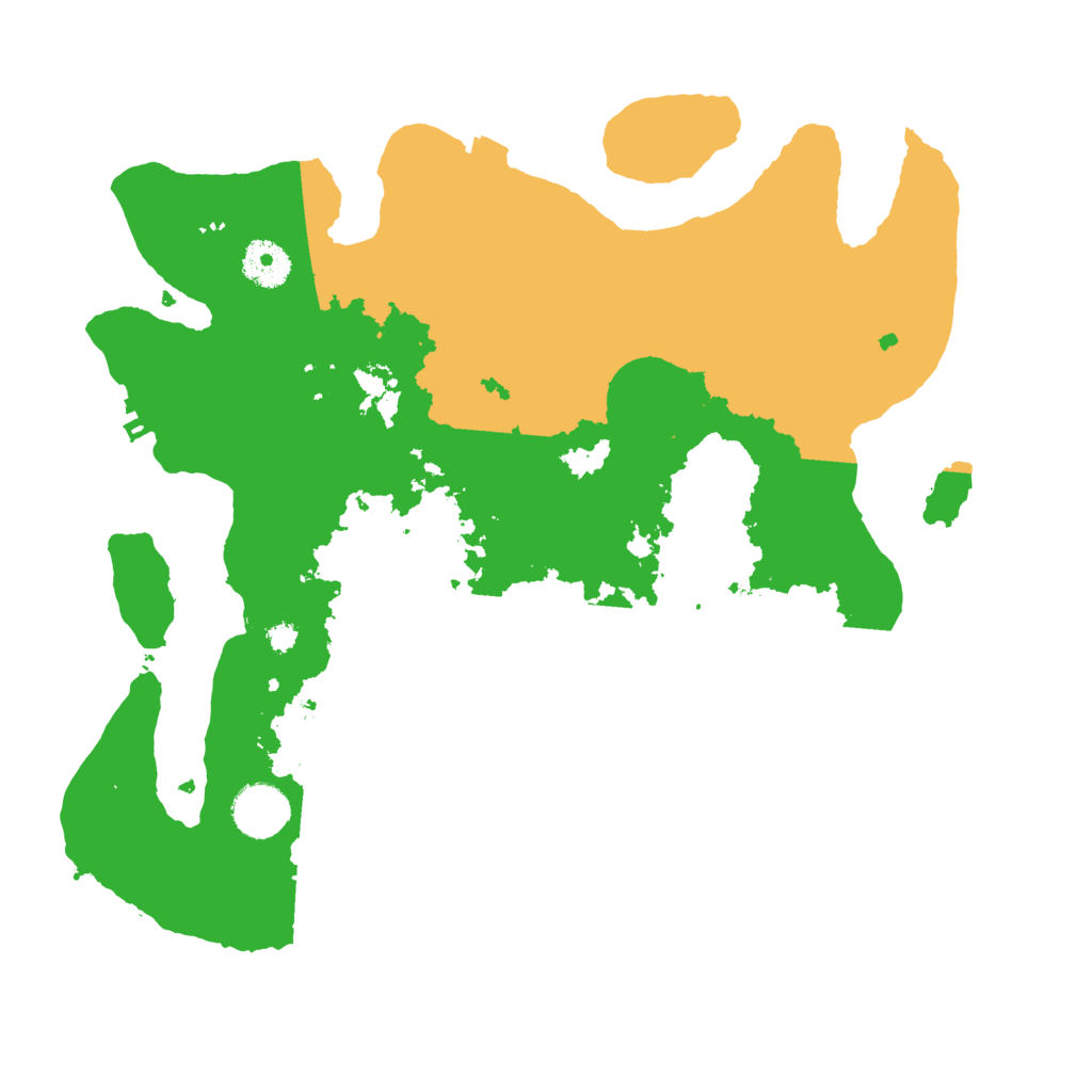 Biome Rust Map: Procedural Map, Size: 3500, Seed: 990269