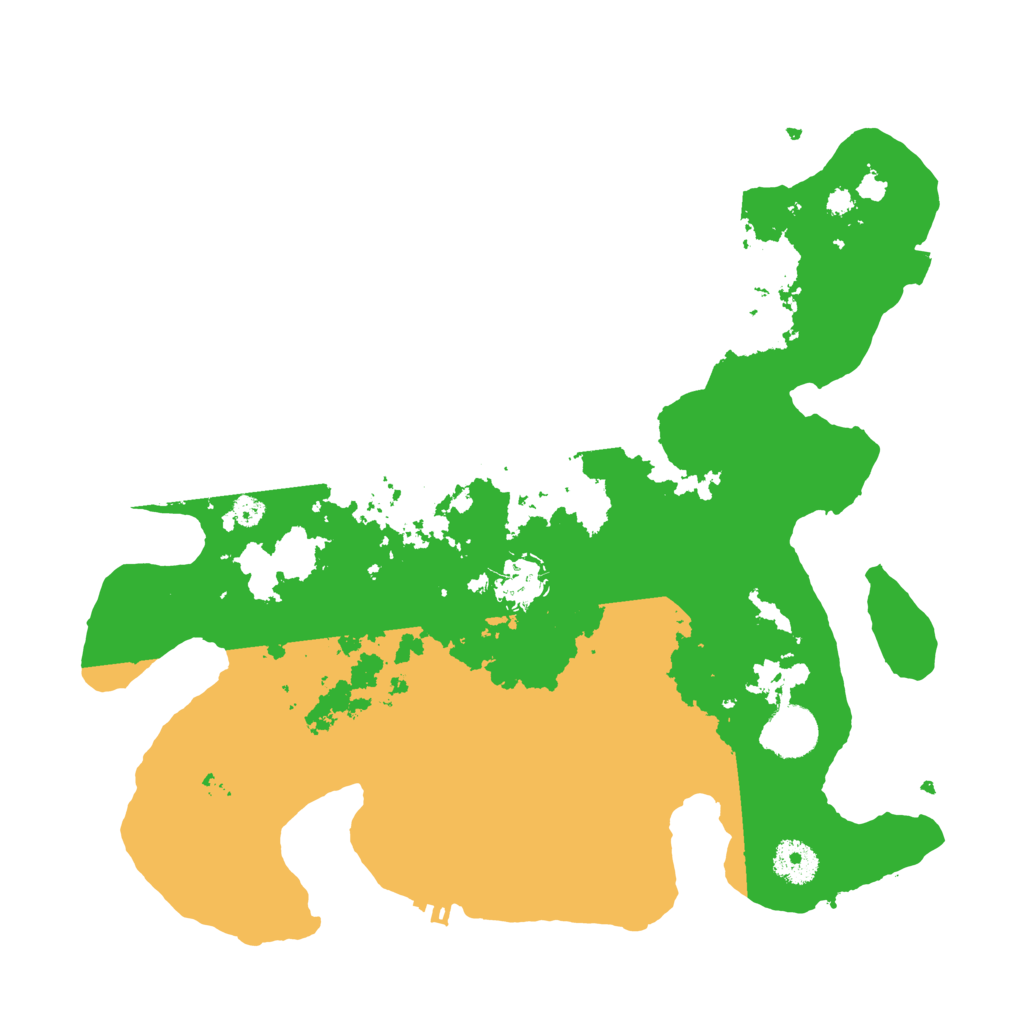 Biome Rust Map: Procedural Map, Size: 3500, Seed: 431096607