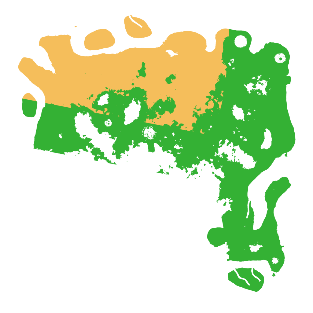 Biome Rust Map: Procedural Map, Size: 4500, Seed: 41464