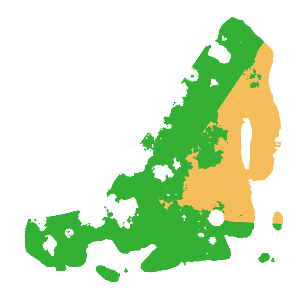 Biome Rust Map: Procedural Map, Size: 3500, Seed: 1810004888