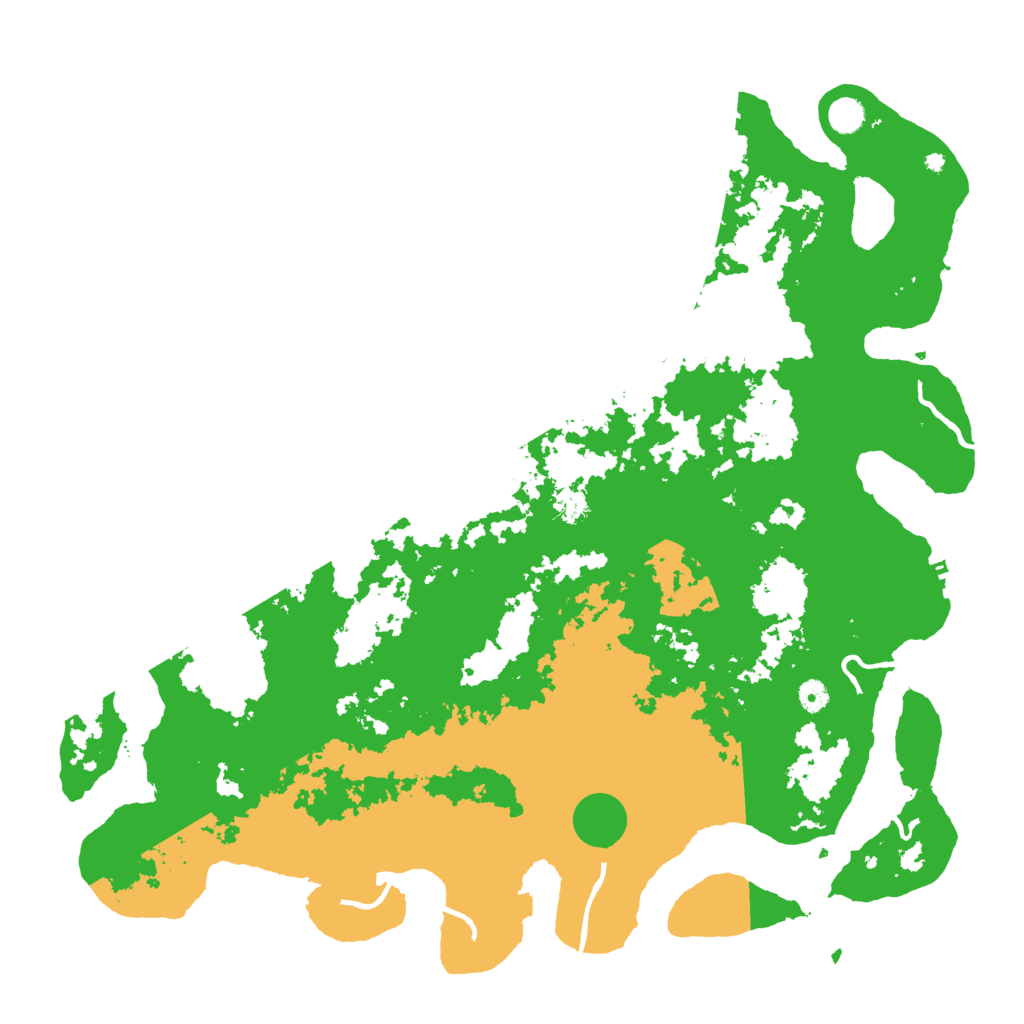 Biome Rust Map: Procedural Map, Size: 5000, Seed: 747553885