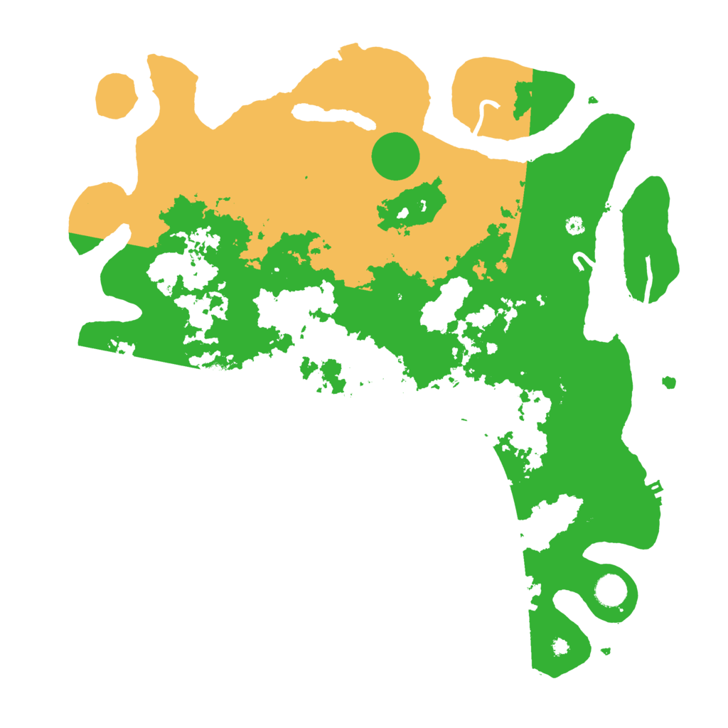 Biome Rust Map: Procedural Map, Size: 4000, Seed: 616992554
