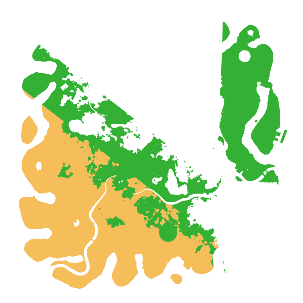 Biome Rust Map: Procedural Map, Size: 4500, Seed: 419675778