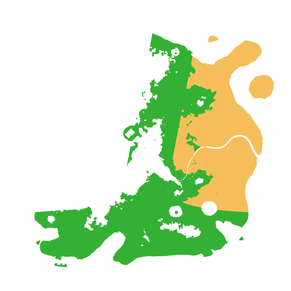 Biome Rust Map: Procedural Map, Size: 3500, Seed: 699673171