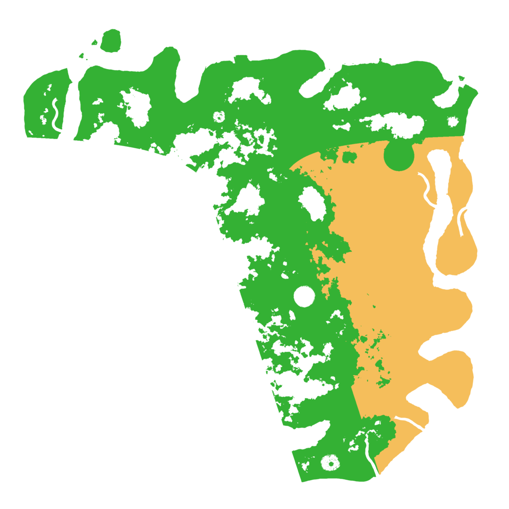 Biome Rust Map: Procedural Map, Size: 4400, Seed: 77500583
