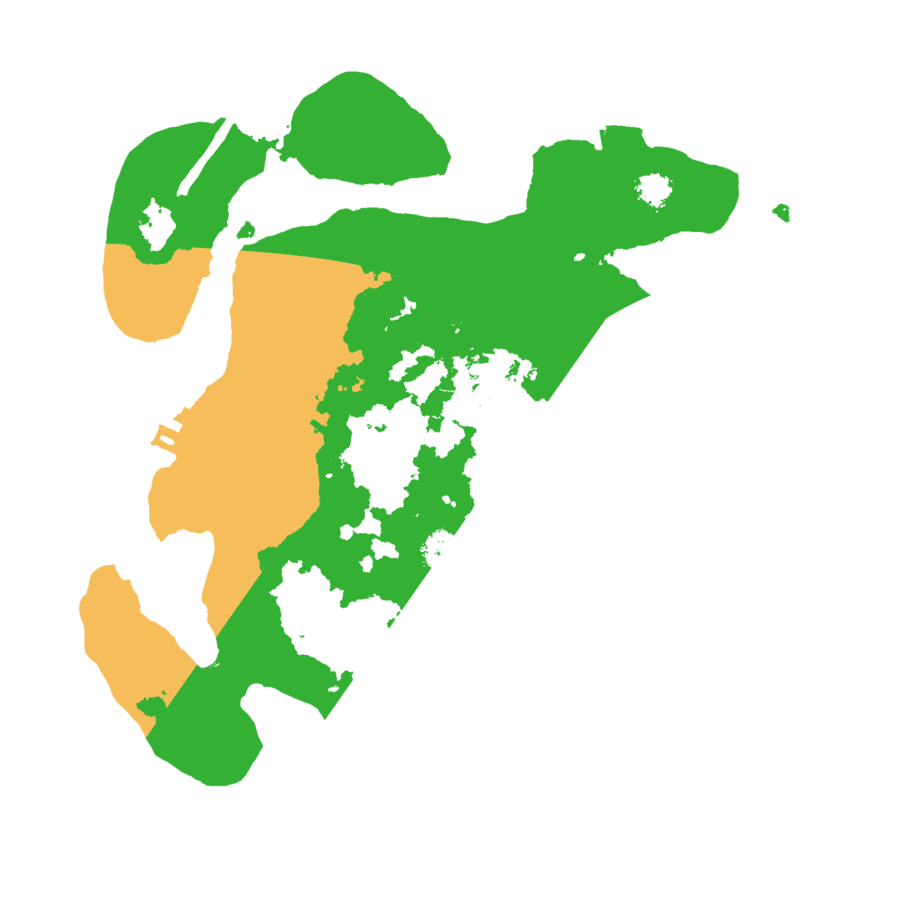 Biome Rust Map: Procedural Map, Size: 2500, Seed: 1804459306