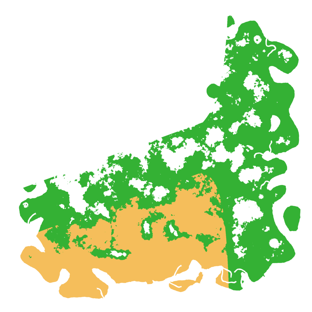 Biome Rust Map: Procedural Map, Size: 6000, Seed: 1399704867