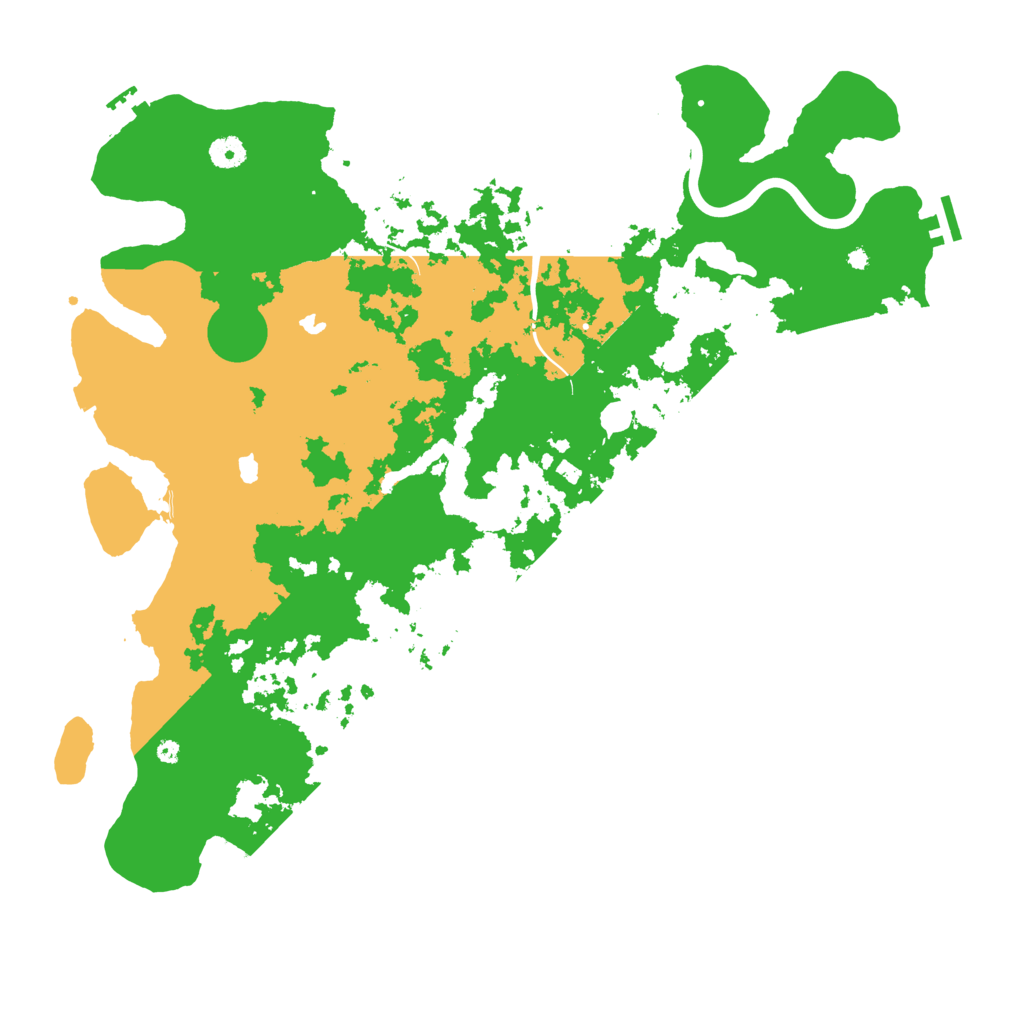 Biome Rust Map: Procedural Map, Size: 4500, Seed: 520523198