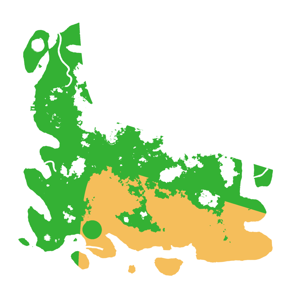 Biome Rust Map: Procedural Map, Size: 4096, Seed: 186616838