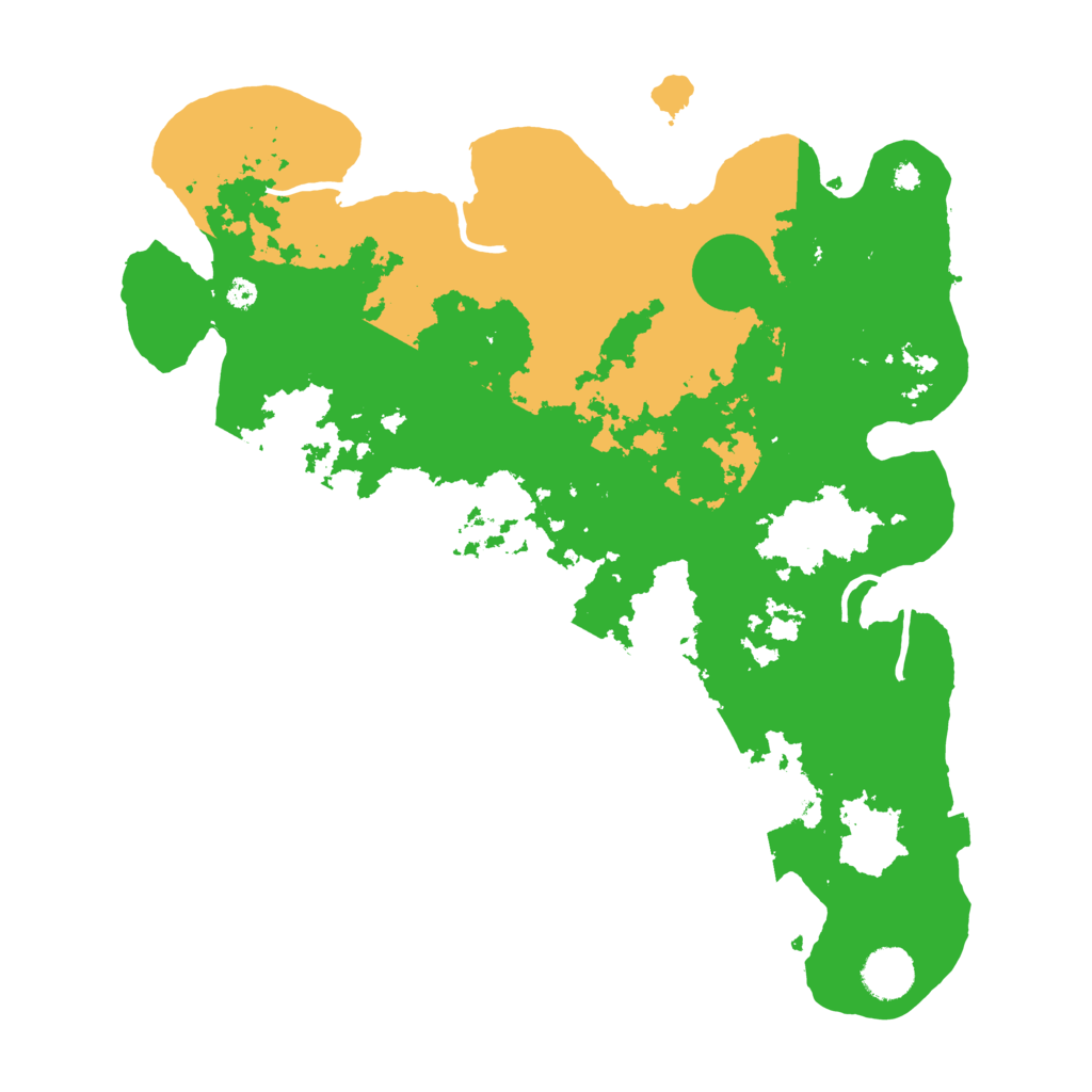 Biome Rust Map: Procedural Map, Size: 3750, Seed: 822392144