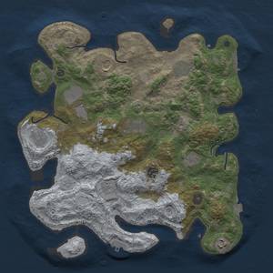 Thumbnail Rust Map: Procedural Map, Size: 3750, Seed: 822392144, 17 Monuments