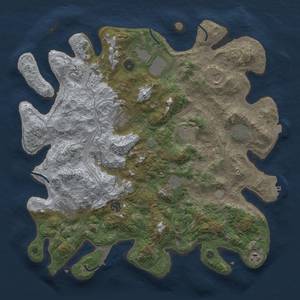 Thumbnail Rust Map: Procedural Map, Size: 4250, Seed: 1303015866, 19 Monuments