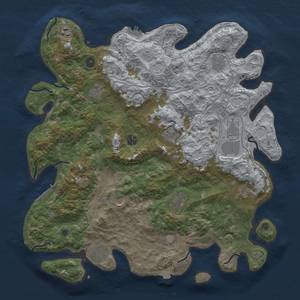 Thumbnail Rust Map: Procedural Map, Size: 4500, Seed: 874972298, 19 Monuments