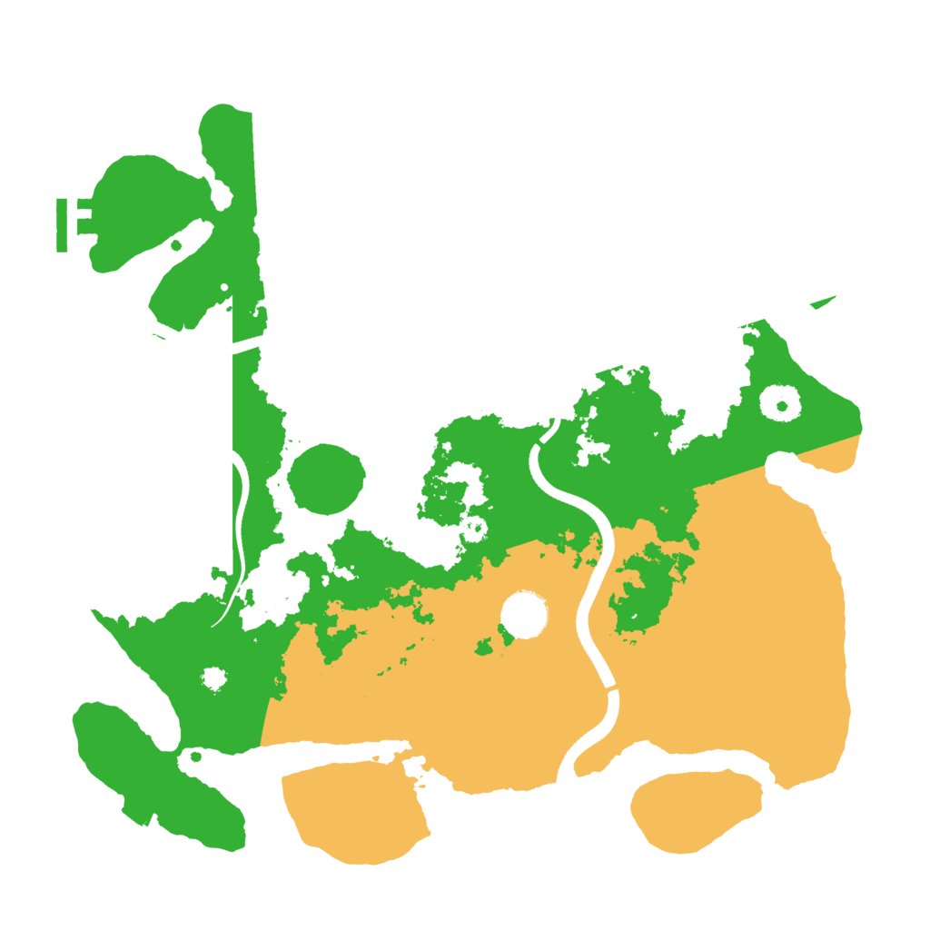 Biome Rust Map: Procedural Map, Size: 3500, Seed: 1556338675