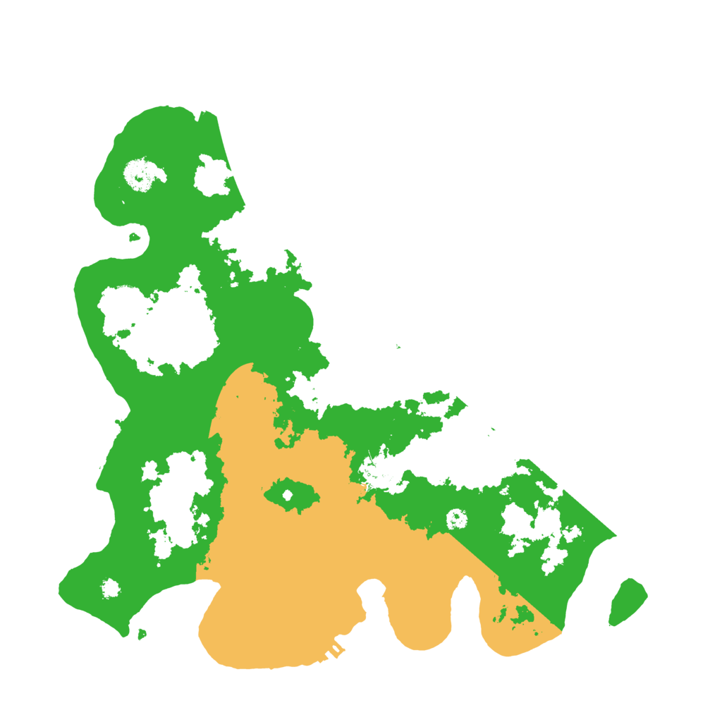 Biome Rust Map: Procedural Map, Size: 3500, Seed: 951434300