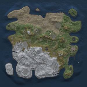 Thumbnail Rust Map: Procedural Map, Size: 3700, Seed: 89034581, 18 Monuments