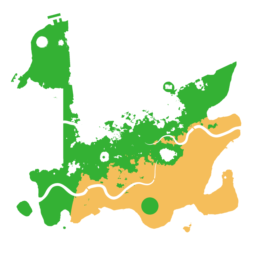 Biome Rust Map: Procedural Map, Size: 3900, Seed: 15623366